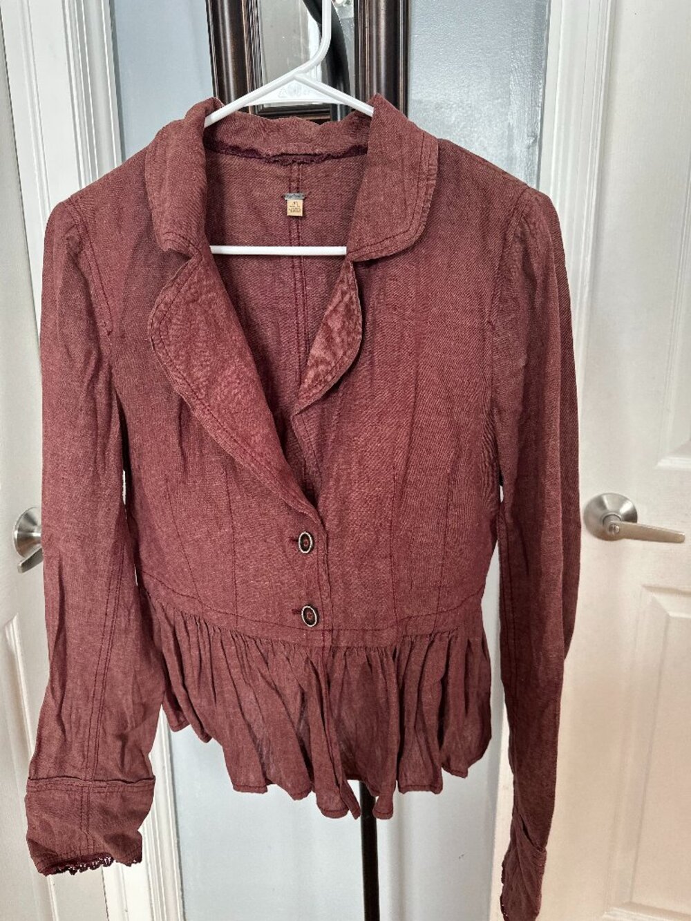 Free People Linen Blazer/Jacket